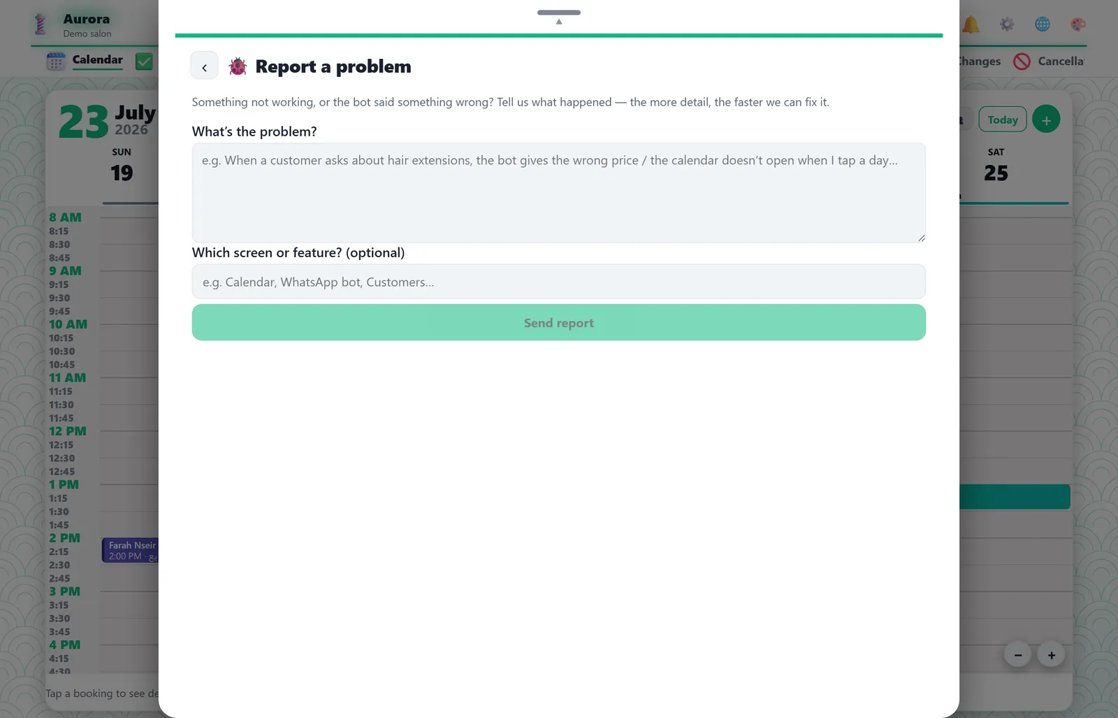 Report a problem